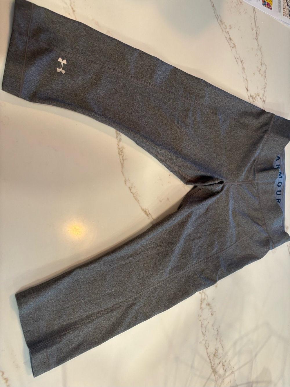 Under Armour Charcoal Gray Women's Capri Leggings